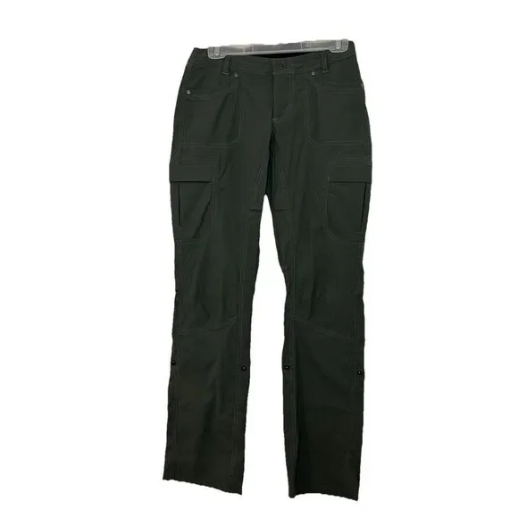 Kuhl FreeFlex Roll Up Pants in Green Retired Style P010720 - 6 Regular - Picture 1 of 14